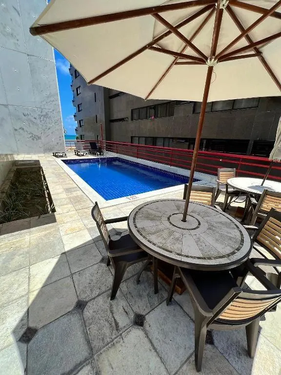 רסיפה Navegantes Hotel Vista Para Mar Boa Viagem מלון דירות
